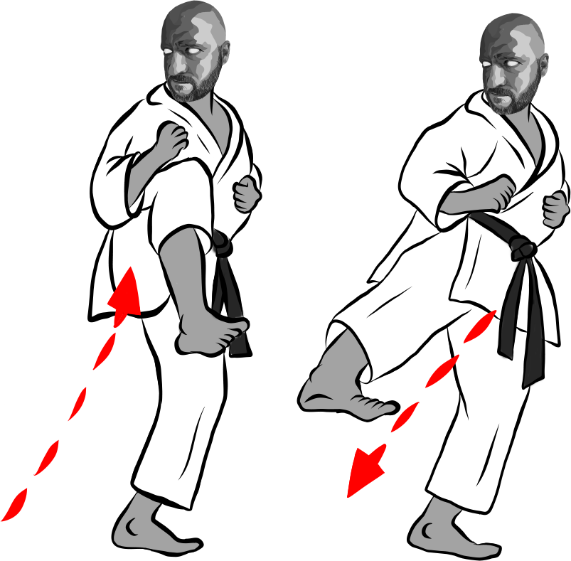 Kansetsu / Sokuto geri (Joint Kick / Knife Foot Kick)